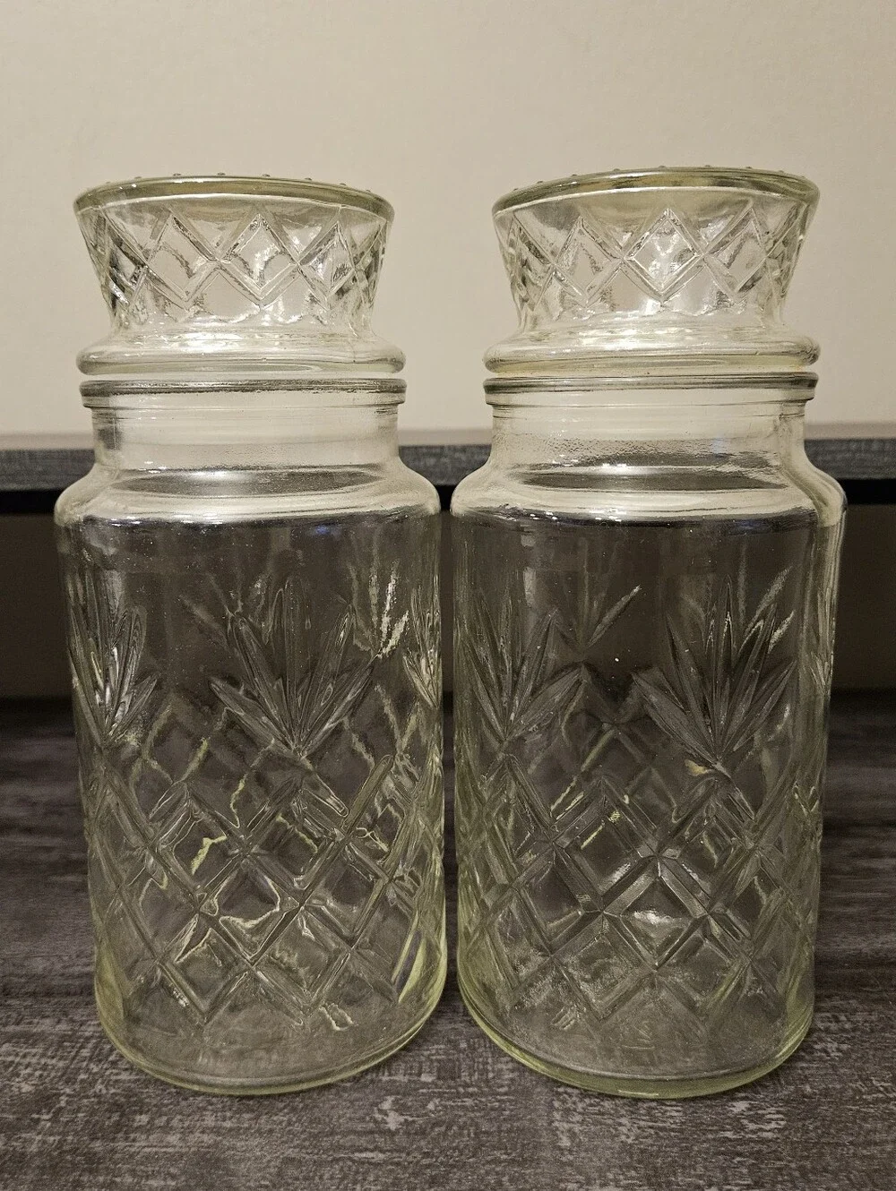 Vintage Planters Mr. Peanut Glass Jar Collection - Set of 3